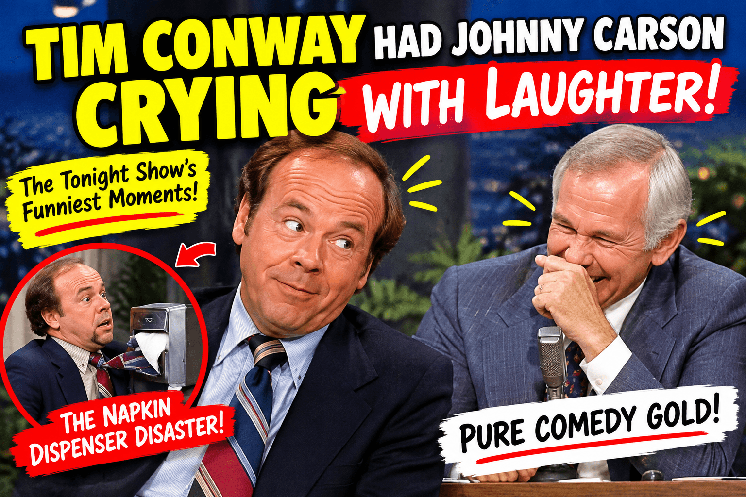 Tim Conway on The Tonight Show Starring Johnny Carson